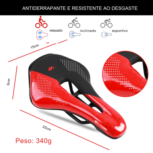 Assento Ultraleve para Bicicleta de Estrada WEST BIKING