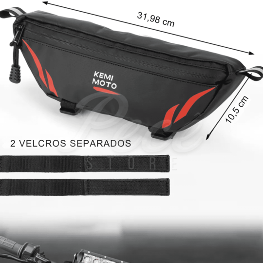 Bolsa de Guidão Universal para Motocicletas