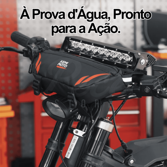 Bolsa de Guidão Universal para Motocicletas