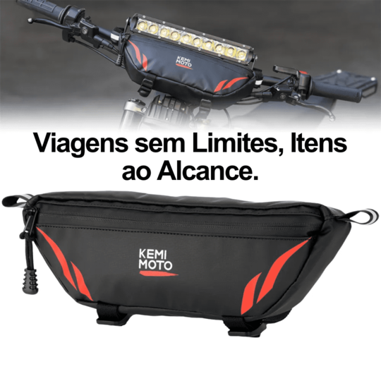 Bolsa de Guidão Universal para Motocicletas