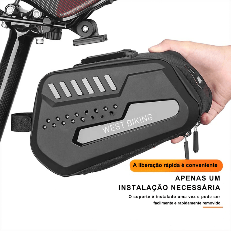 Bolsa de Selim para Bicicleta Carbono Shell