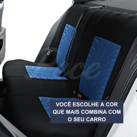 Conjunto de Capas de Assento Universal Completo + Brinde Capa de Volante