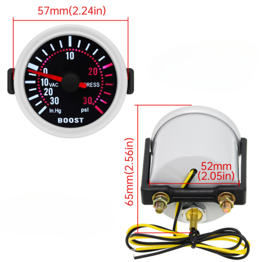 Indicador de Impulso PSI - Turbo Boost Gauge