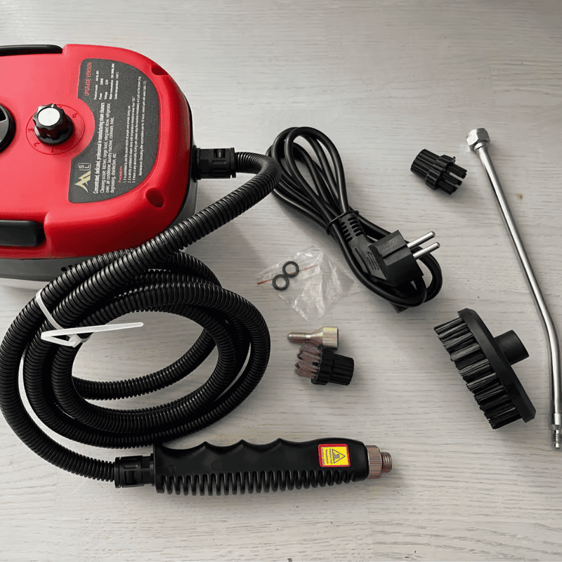 Limpador a Vapor Portátil 2500W - Limpeza Profunda e Sem Esforço!