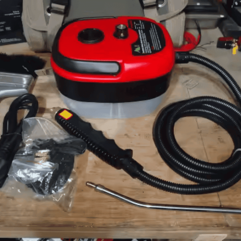 Limpador a Vapor Portátil 2500W - Limpeza Profunda e Sem Esforço!