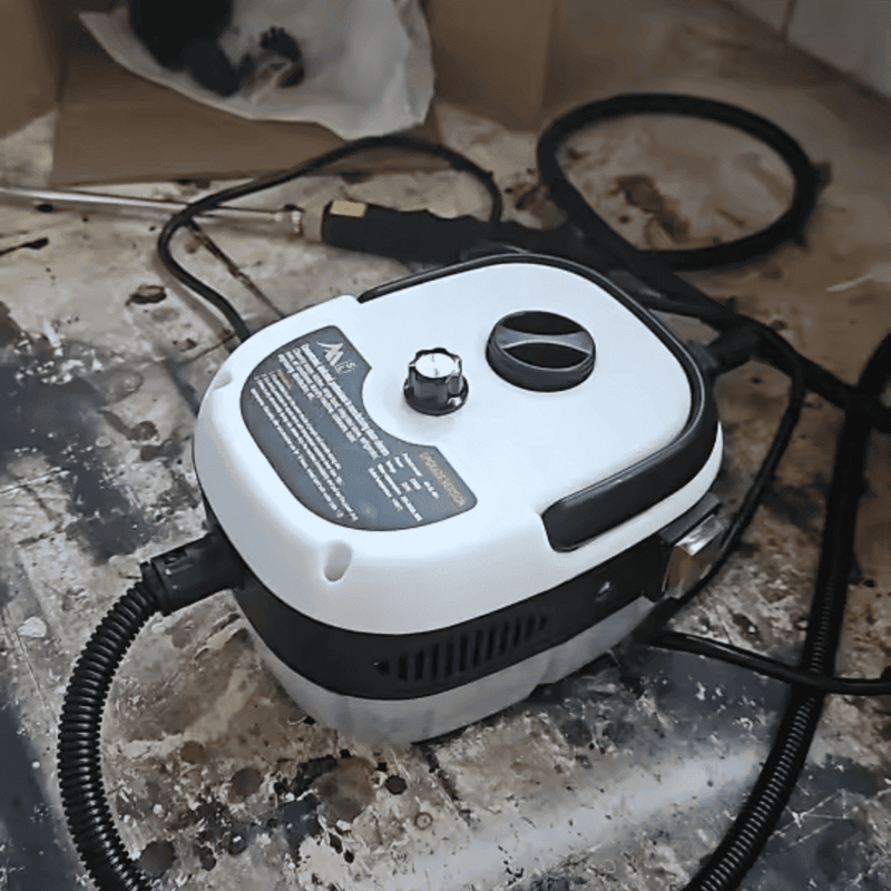 Limpador a Vapor Portátil 2500W - Limpeza Profunda e Sem Esforço!