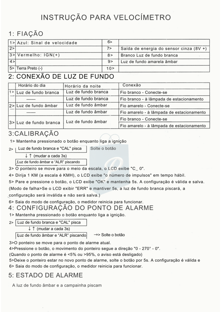 Medidor de Velocidade Universal com LCD