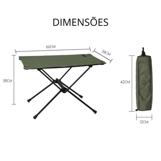 Mesa dobrável para Acampamento