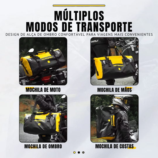 Mochila Impermeável para Moto 66 Litros