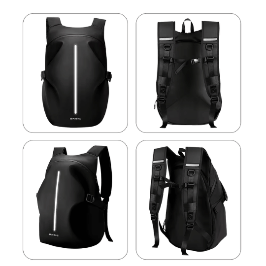 Mochila de moto multifuncional impermeável