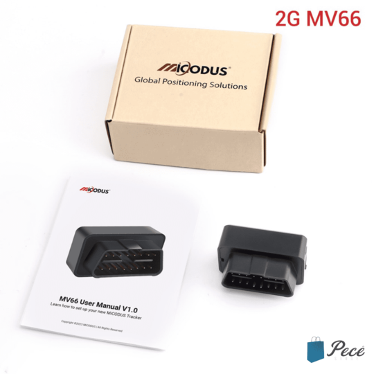 Rastreador - Monitor de Voz - Mini OBD GPS MV66