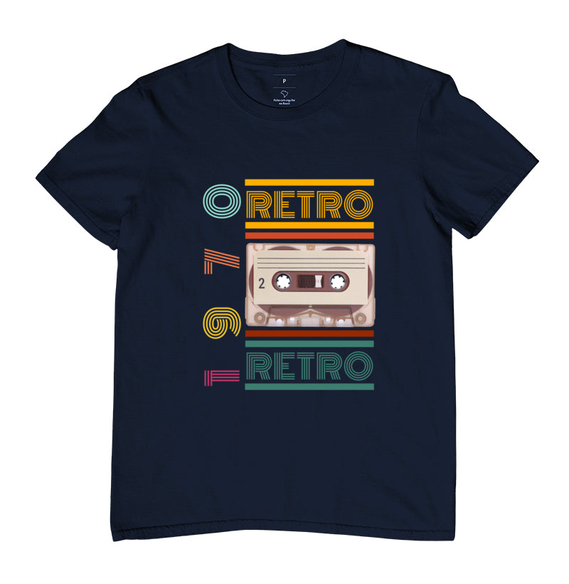 Camiseta Nostalgia Anos 70 - Pecê Store