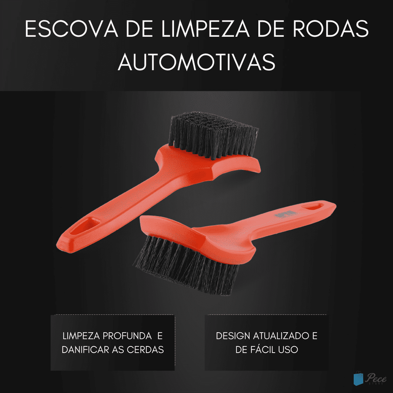 Escova de Limpeza de Rodas Automotivas - Pecê Store