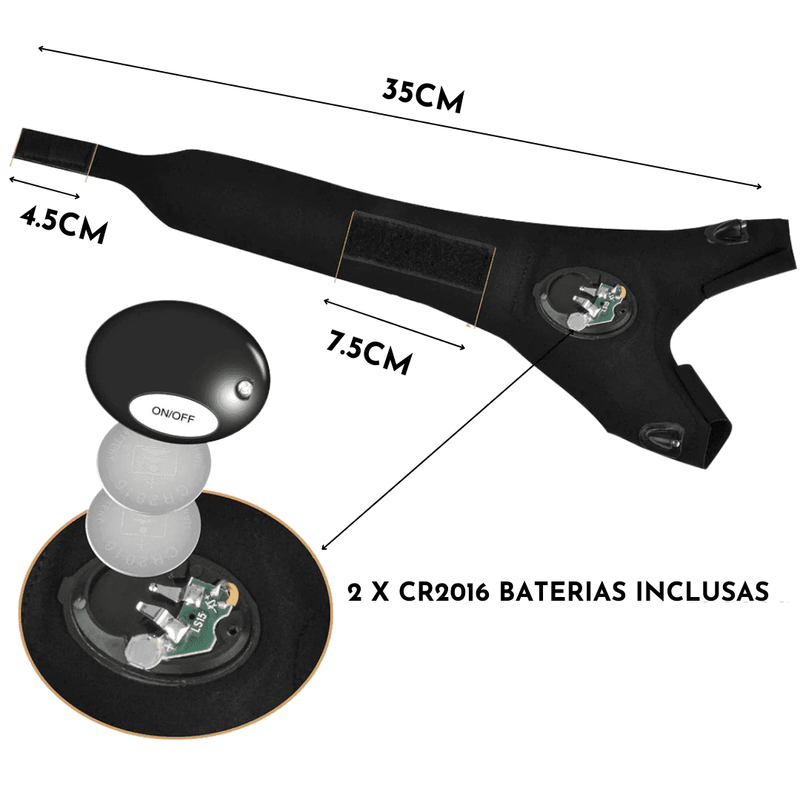 Luva multifuncional com luz de led - Pecê Store