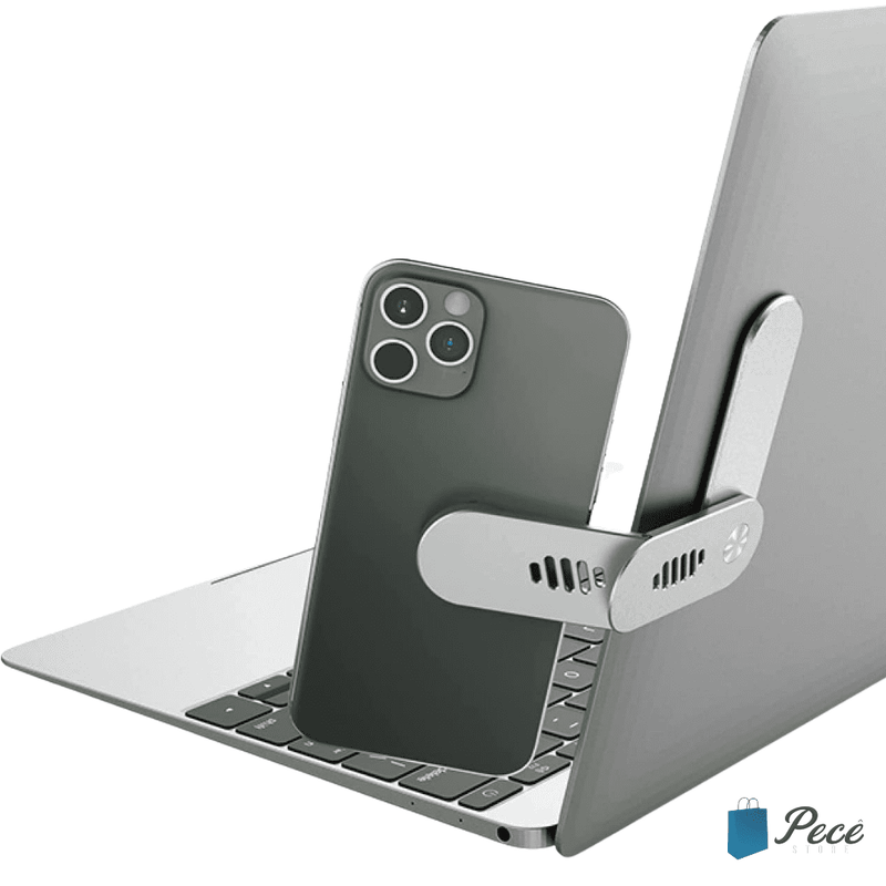 Suporte Magnético Portátil de Celular para Notebook - Pecê Store