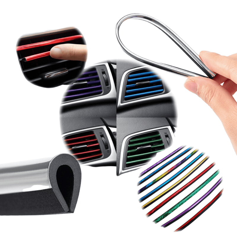 Tiras de Guarnição U-Shape decorativas - Pecê Store